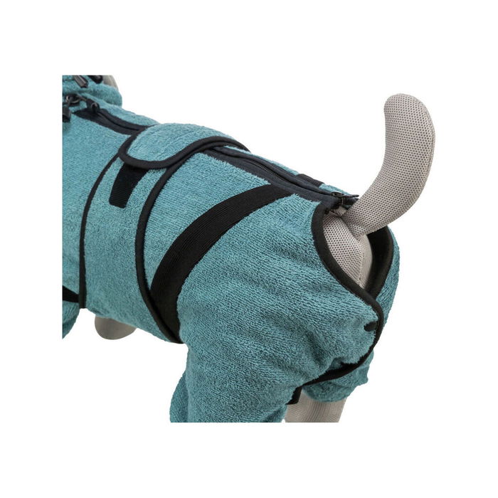Peignoir pour chien Trixie Bleu XL