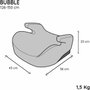 Nania Bubble Rehausseur i-Size Noir 126-150 cm