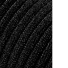 Edm Carrete câble cordón tubular H03VV-F 2 x 0,75 mm² noir, 25 m