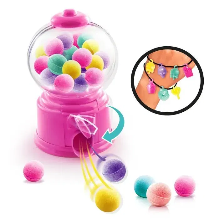 Canal Toys - Distributeur de Bombes de Bain So Bomb avec 10 Charms, Coloré et Parfumé - BBD 045, Idée Cadeau Enfant