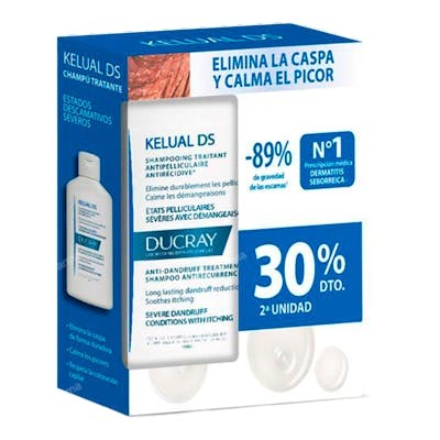 Ducray KELUAL DS Duo de shampooing traitant antipelliculaire 2 x 100 ml