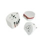MicroConnect Adaptateur Mondial Pro+USB Double USB, 2 et 3 Pôles