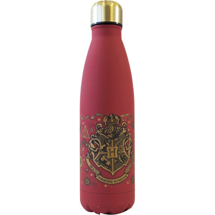 WARNER BROS. DISCOVERY Harry Potter Hogwarts Bouteille Isotherme en Acier Inoxidable 500 ml