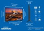Daewoo 43VB56QV Smart TV QLED 4K UHD 43 pouces