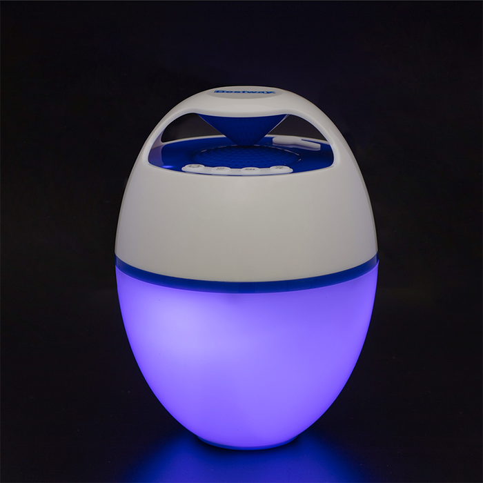 Bestway 58700 Enceinte Bluetooth LED Flottante pour Piscine et Jardin