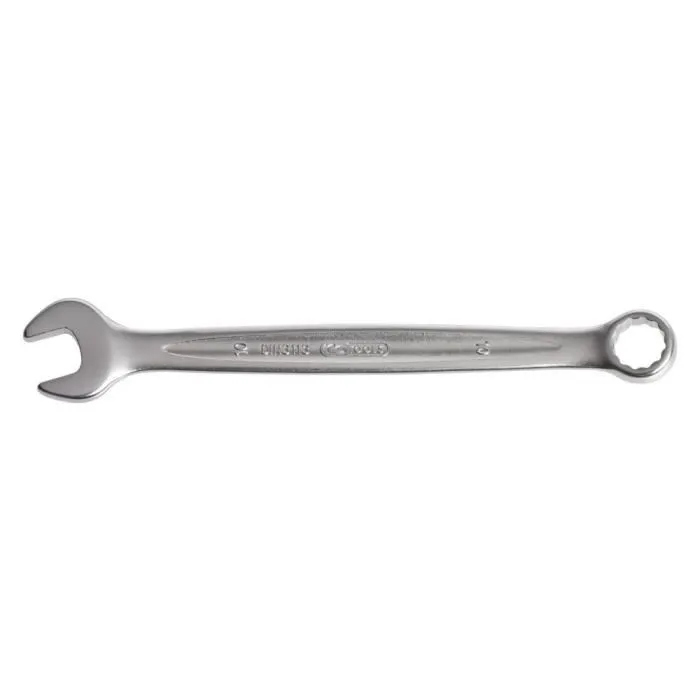KS TOOLS 922.0075 Jeu de 25 clés mixtes métriques chromé vanadium, fourche 15°, DIN 3113, en trousse 6 à 34 mm