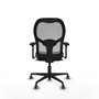 Piqueras y Crespo Chaise de Bureau 3D036G0 Gris Brun foncé