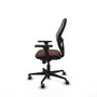 Piqueras y Crespo Chaise de Bureau 3D036G0 Gris Brun foncé