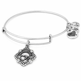 Alex And Ani Pulsera en Métal Gris Ajustable
