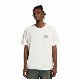 T-shirt à manches courtes homme Dickies Wood Logo Blanc 7-9 Ans