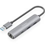 Hub USB Aisens ASUC-4P035-GR Gris