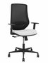 PIQUERAS Y CRESPO Chaise de Bureau Mardos Synchro Blanc et Noir