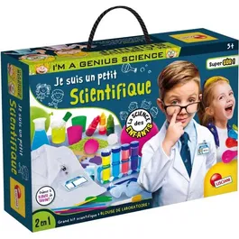 Lisciani Giochi - Kit scientifique Genius Science - Je suis un petit scientifique - Jeu d'expériences pour enfants à partir de 5 ans