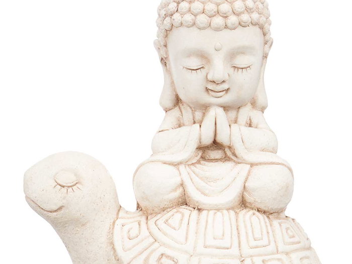 Ibergarden Figure Bouddha Tortue Résine Blanc et Marron 33.5x41x27 cm (Set de 2) Ibergarden Figure Bouddha Tortue Résine Blanc et Marron 33.5x41x27 cm (Set de 2)