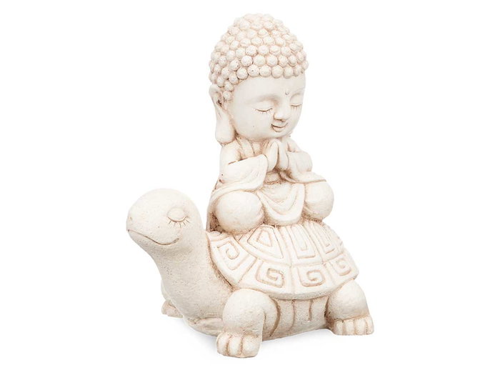 Ibergarden Figure Bouddha Tortue Résine Blanc et Marron 33.5x41x27 cm (Set de 2) Ibergarden Figure Bouddha Tortue Résine Blanc et Marron 33.5x41x27 cm (Set de 2)