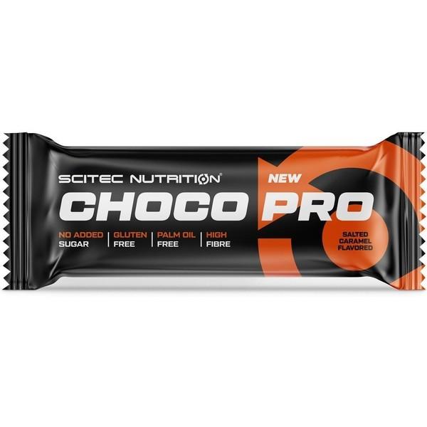 SCITEC NUTRITION Choco Pro 50g - Barre protéinée saveur caramel salé SCITEC NUTRITION Choco Pro 50g - Barre protéinée saveur caramel salé