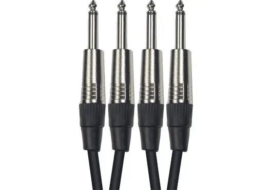 YELLOWCAB Câble Audio 3 mètres - 2 Jacks Mono Mâle vers 2 Jacks Mono Mâle YELLOWCAB Câble Audio 3 mètres - 2 Jacks Mono Mâle vers 2 Jacks Mono Mâle