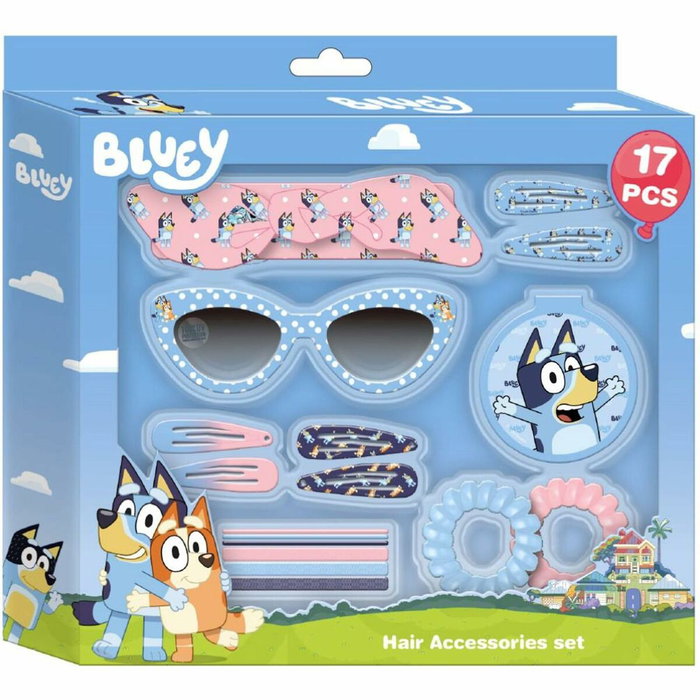 Accessoires pour les Cheveux Bluey Multicouleur 17 Pièces Accessoires pour les Cheveux Bluey Multicouleur 17 Pièces