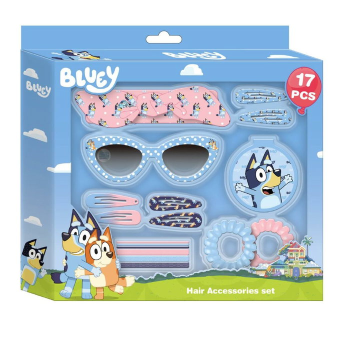 Accessoires pour les Cheveux Bluey Multicouleur 17 Pièces Accessoires pour les Cheveux Bluey Multicouleur 17 Pièces