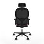 Piqueras y Crespo Chaise de Bureau avec Appui-tête Jorquera 2D036N2 Rose