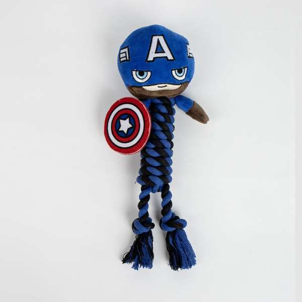 Marvel Jouet pour chien en corde à mâcher, Blue, 9.5 x 30.0 x 9.5 cm