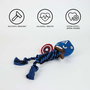 Marvel Jouet pour chien en corde à mâcher, Blue, 9.5 x 30.0 x 9.5 cm