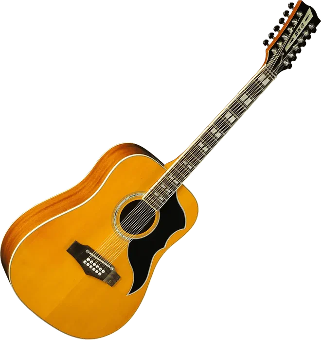 EKO Guitare Acoustique-Électrique Dreadnought Ranger 12 Cordes Vintage Natural EKO Guitare Acoustique-Électrique Dreadnought Ranger 12 Cordes Vintage Natural