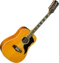EKO Guitare Acoustique-Électrique Dreadnought Ranger 12 Cordes Vintage Natural