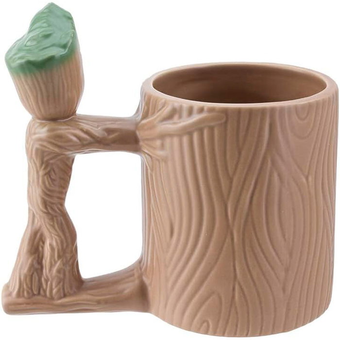 PALADONE Tasse 3D Groot 300ml céramique, célèbre personnage Guardians of the Galaxy Marvel, apte pour micro-ondes PALADONE Tasse 3D Groot 300ml céramique, célèbre personnage Guardians of the Galaxy Marvel, apte pour micro-ondes