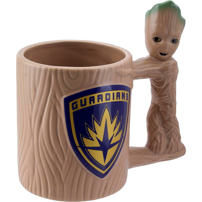 PALADONE Tasse 3D Groot 300ml céramique, célèbre personnage Guardians of the Galaxy Marvel, apte pour micro-ondes PALADONE Tasse 3D Groot 300ml céramique, célèbre personnage Guardians of the Galaxy Marvel, apte pour micro-ondes
