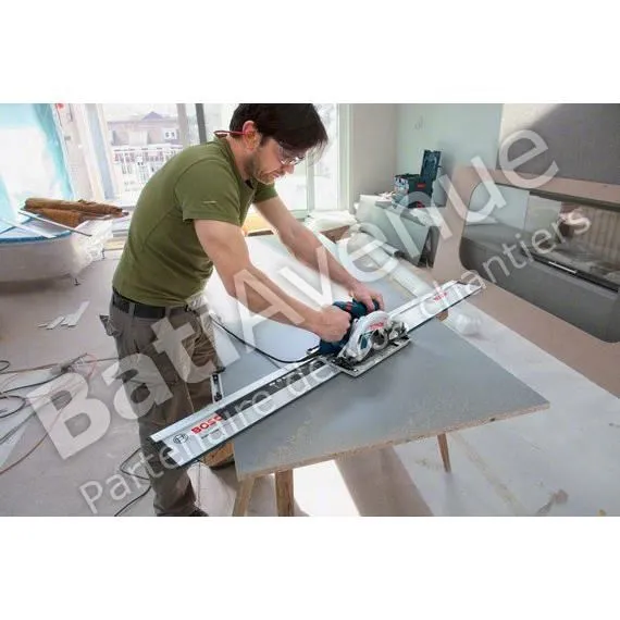 Bosch Professional Rail de guidage FSN 800 (1600Z00005) - Accessoire pour scies, 800 mm, pour coupes précises et connexion de rails