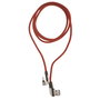 Elbe CA-199 Câble Gaming et Charge USB-A vers Type-C 1 mètre, Angle 90°, Nylon Tressé, Connecteurs Aluminium