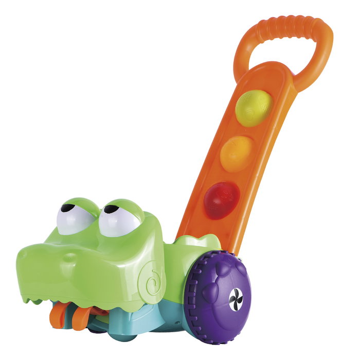 Tachan Jouet Crocodile Lance-Balles Éducatif pour Enfants, Motricité Fine et Grossière, Multilingue, à Partir de 12 Mois
