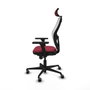 Piqueras y Crespo Chaise de Bureau avec Appui-tête Jorquera 3D036G2 Bordeaux