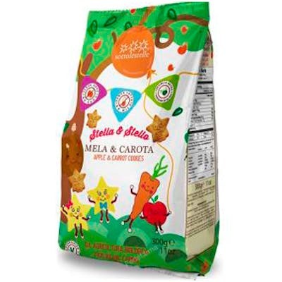 Sottolestelle Galleta Manzana Zanahoria Stella Stello 300g - Galettes bio pomme et carotte - Sans OGM - Certifié agriculture biologique Sottolestelle Galleta Manzana Zanahoria Stella Stello 300g - Galettes bio pomme et carotte - Sans OGM - Certifié agriculture biologique