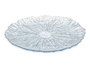 VIVALTO Plat plat bleu 28 cm en cristal
