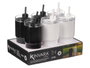 Kinvara Verre à paille 450 ml Assorti Blanc Noir 8x21x8 cm (Set de 12)