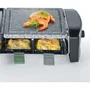 Severin RG9690 Appareil à raclette 8 personnes - Plaques combinées pierre naturelle et antiadhésive