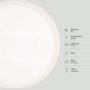 GSC Evolution Push-Light Blanco 142x50mm
