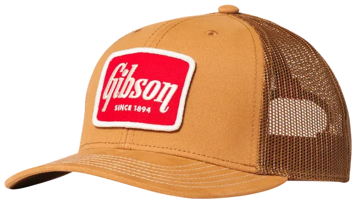 GIBSON Casquette Trucker en Toile Tannée GIBSON Casquette Trucker en Toile Tannée