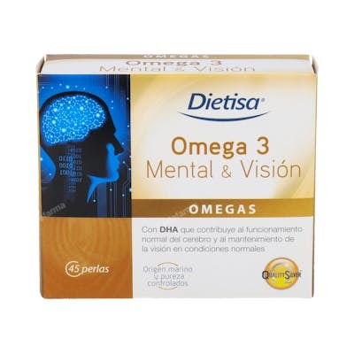 DIELISA Omega 3 Mental et Vision 45 perles DIELISA Omega 3 Mental et Vision 45 perles