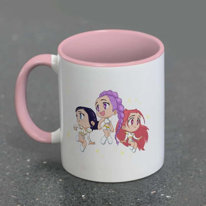 PYRAMID Taza Chibi KPop Demon Hunters 325ml