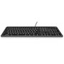 Ewent EW3269 Clavier USB Multimédia Rétroéclairé avec Repose-Poignet, Disposition Espagnole (ES), Touches Silencieuses