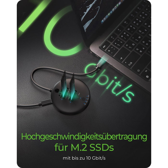 Icy ICY BOX IB-1612MCL-C31 Station de clonage et d'accueil pour 2x SSD M.2 NVMe Icy ICY BOX IB-1612MCL-C31 Station de clonage et d'accueil pour 2x SSD M.2 NVMe