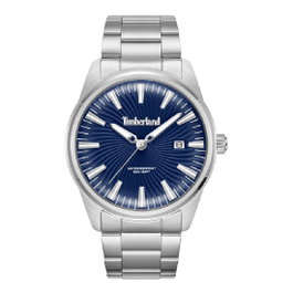 Timberland TDWGH0083104 avec bracelet en acier gris et cadran bleu