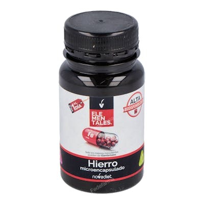 NOVADIET Hierro 60 capsules végétales NOVADIET Hierro 60 capsules végétales
