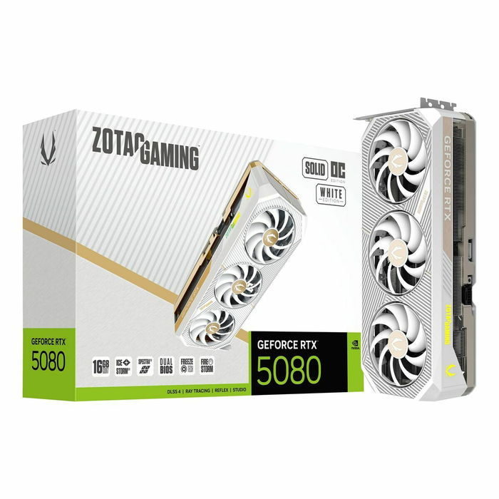 Carte Graphique Zotac ZT-B50800Q-10P GEFORCE RTX 5080 16 GB GDDR7 Carte Graphique Zotac ZT-B50800Q-10P GEFORCE RTX 5080 16 GB GDDR7