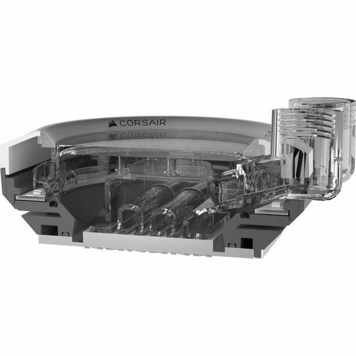 Corsair XC7 ELITE WHITE Bloc d'eau CPU (1700/AM5/AM4) Blanc