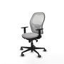 Piqueras y Crespo Chaise de Bureau 1D036G0 Gris clair