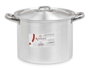 Kinvara Marmite Aluminium 22 cm 6 L Argent (Set de 6)